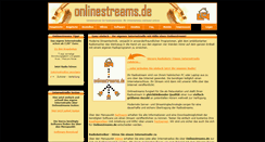 Desktop Screenshot of onlinestreams.de